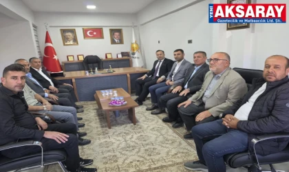Sultanhanı kaymakamı Tarık Yerlikaya'dan siyasi partilere iade-i ziyaret