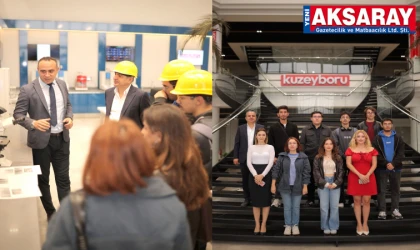 ÜNİVERSİTENİN MÜHENDİSLİK ÖĞRENCİLERİ KATILDI Kuzeyboru fabrikasına teknik gezi