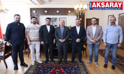 Vali Murat Duru, Sarraflar ve Kuyumcular Derneği yönetimini kabul etti