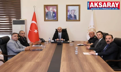 YENİ EĞİTİM YILI ÖNCESİ Yurt Güvenliği toplantısı yapıldı