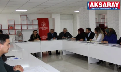 AİLE VE SOSYAL HİZMETLER İL MÜDÜRLÜĞÜ  Saha ve hizmet değerlendirme toplantısı