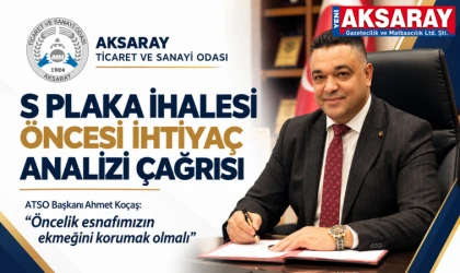 ATSO’dan S plaka ihalesi uyarısı