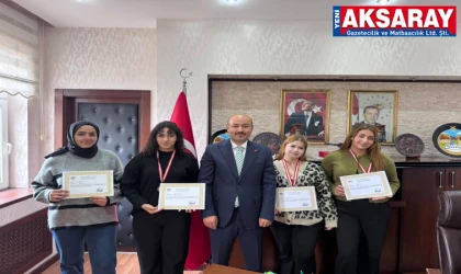 DERECEYE GİREN ÖĞRENCİLERE TEŞEKKÜR BELGESİ Güzelyurt MYO’dan Gastronomi Festivali’nde büyük başarı