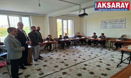 Kur’an Kurslarına anlamlı ziyaret
