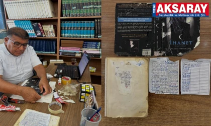 Kütüphanenin yıpranmış kitapları elden geçiriliyor