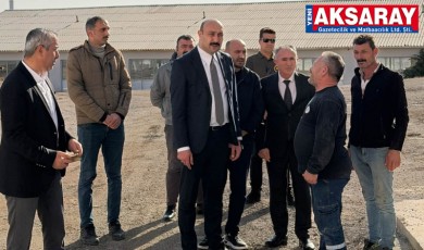 ÖZEL İDAREYE AİT Şantiye ve atölye sahasına inceleme