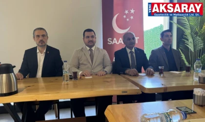 Saadet Partisi basınla buluştu