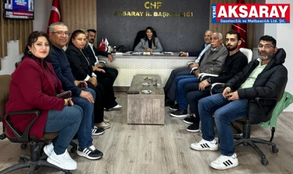 SİYASETTE DİYALOG VURGUSU  Milli Yol Partisi’nden CHP İl Başkanlığına ziyaret