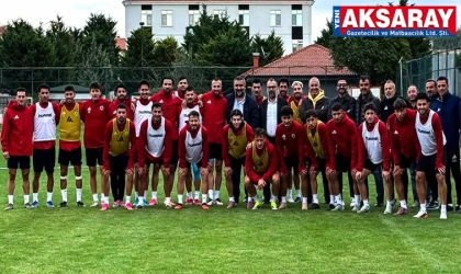 Takıma sürpriz moral ziyareti