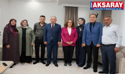 VALİ MURAT DURU VE EŞİ ELİF DURU  Şehit ailesine vefa ziyareti