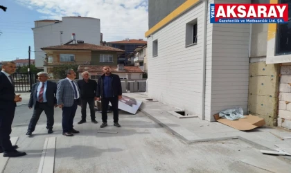 Yapımı devam eden okul inşaatları incelendi
