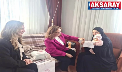 Yeni evli çifte anlamlı ziyaret