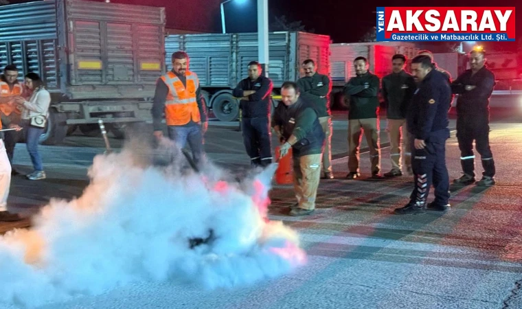 ÜRETİMDE GÜVENLİK ÖNCELİĞİMİZ OSB’de nefes kesen tatbikat