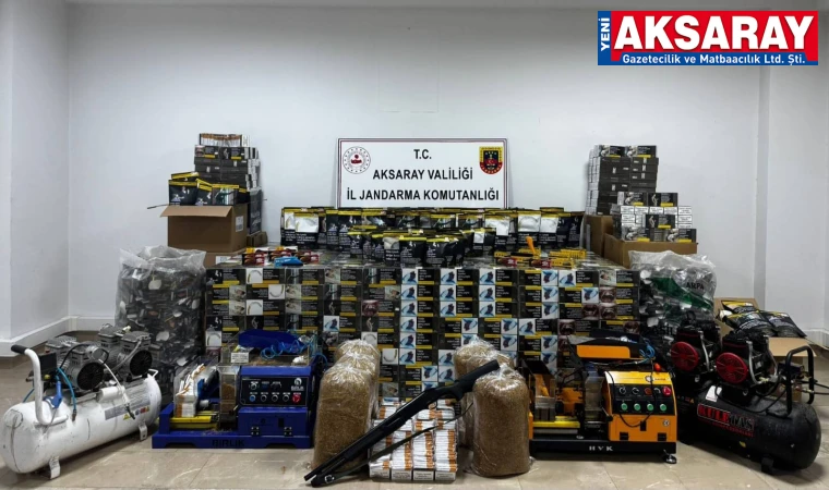 Dev kaçak sigara operasyonu