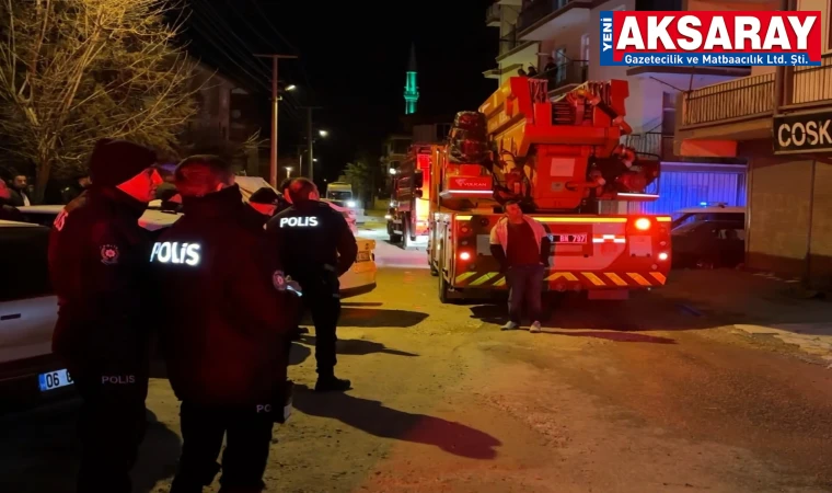 Kombiden çıkan yangın paniğe neden oldu