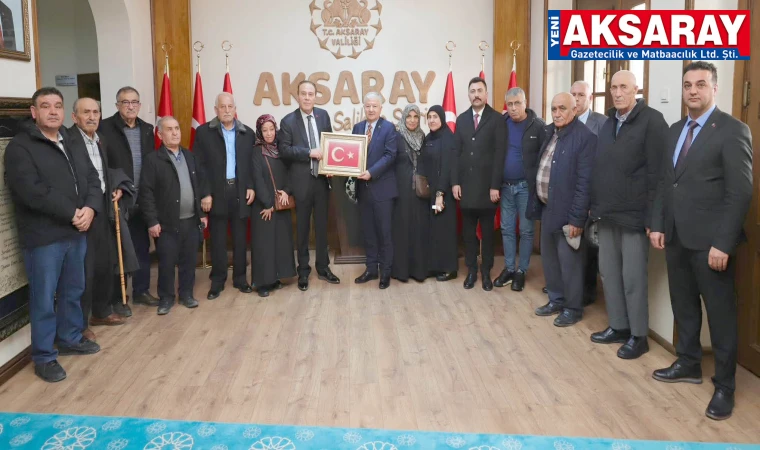 Şehit yakınları valilikte ağırlandı