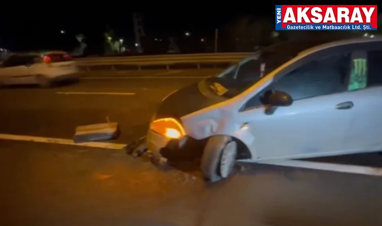 Yola düşen yatak kazaya neden oldu