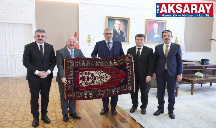 AKSARAY HEYETİ SAĞLIK BAKANI MEMİŞOĞLU İLE GÖRÜŞTÜ Önceliğimiz Aksaray’ın sağlığı
