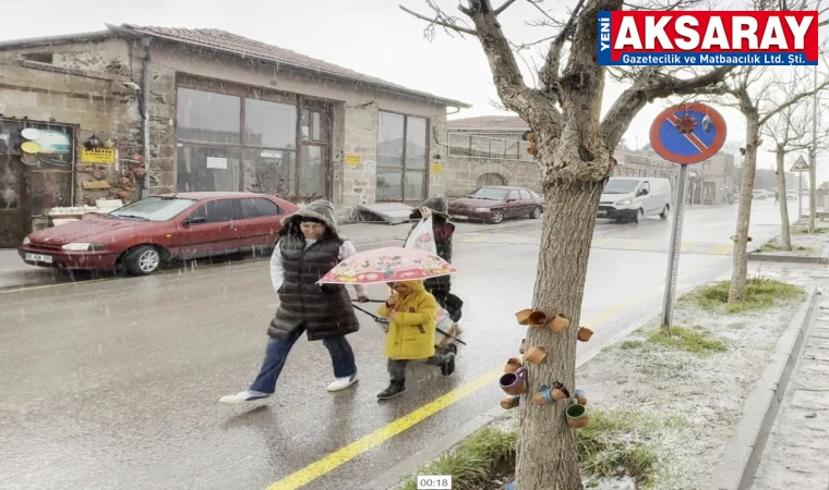 Güzelyurt ilçesinde şiddetli yağış etkili oldu