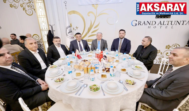 Müteahhitler Birliği’nden geniş katılımlı iftar