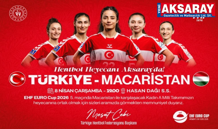 Aksaray 6.kez A Milli takımımıza ev sahipliği yapacak