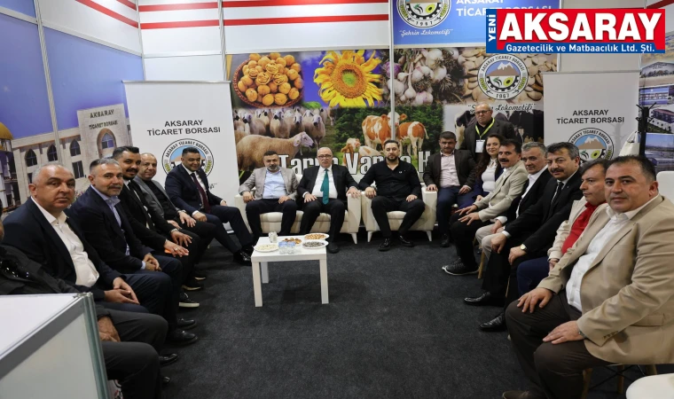 ATSO Heyeti Antalya’da Yörex Fuarı’nda