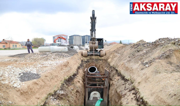 Baharla birlikte altyapı çalışması başladı