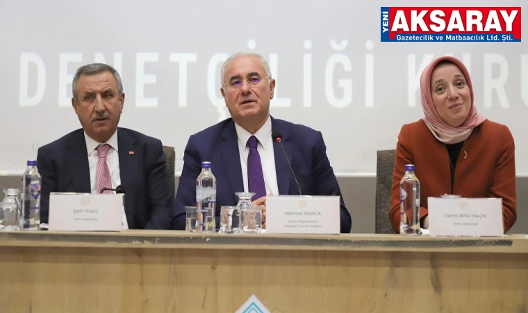 KAMU DENETÇİLİĞİ KURUMU BAŞKANI MEHMET AKARCA Halkın Ankara'da dayısıyız