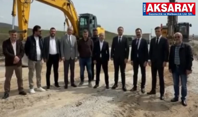 Ortaköy yolunda çalışma başlatıldı