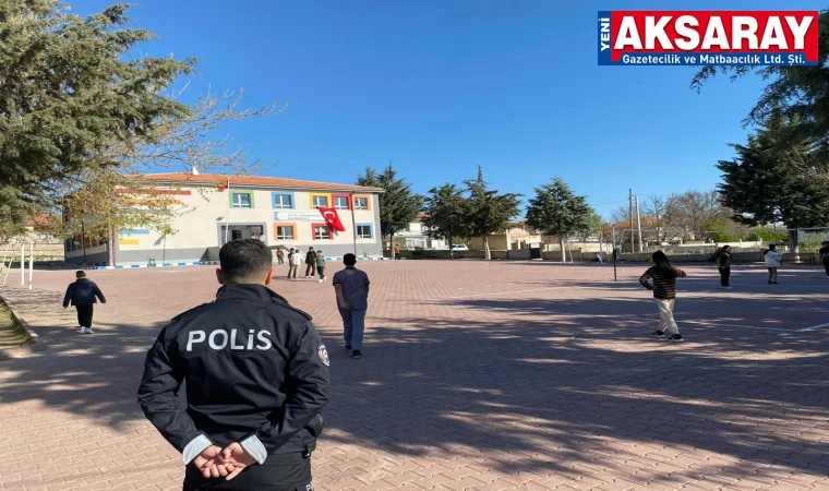 ORTAKÖY’DE EĞİTİMDE GÜVENLİK KALKANI Okul çevrelerine sıkı denetim
