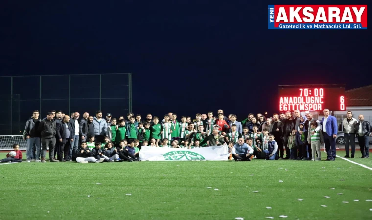 U15 Futbol ligi Şampiyonu Anadolu gençler oldu