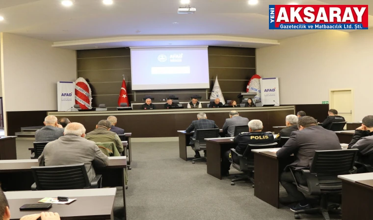 Aksaray’da orman yangınlarına karşı eğitim