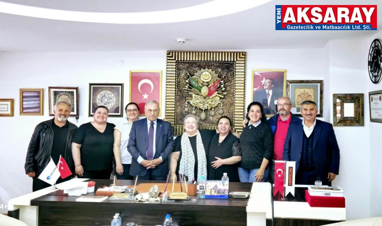 AKSARAY’DA VEFA BULUŞMASI Önceki dönem valilerden Sebati Buyuran sevgiyle karşılandı