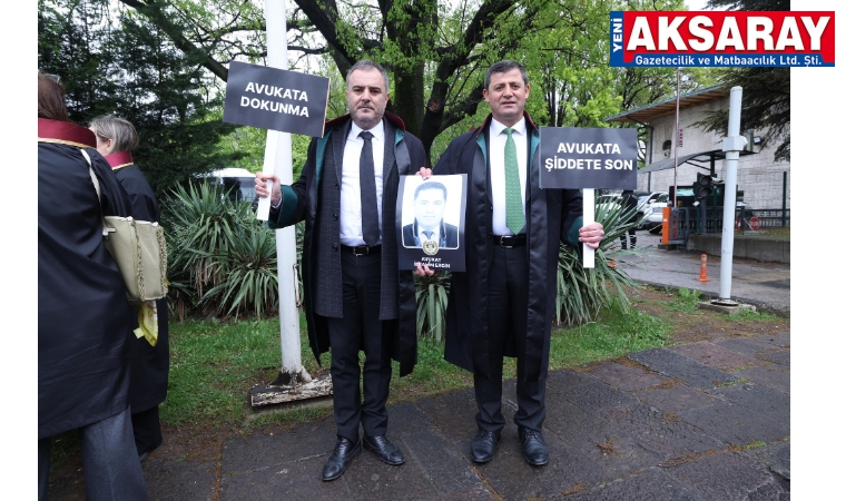 Avukatlardan ‘şiddete son’ yürüyüşü