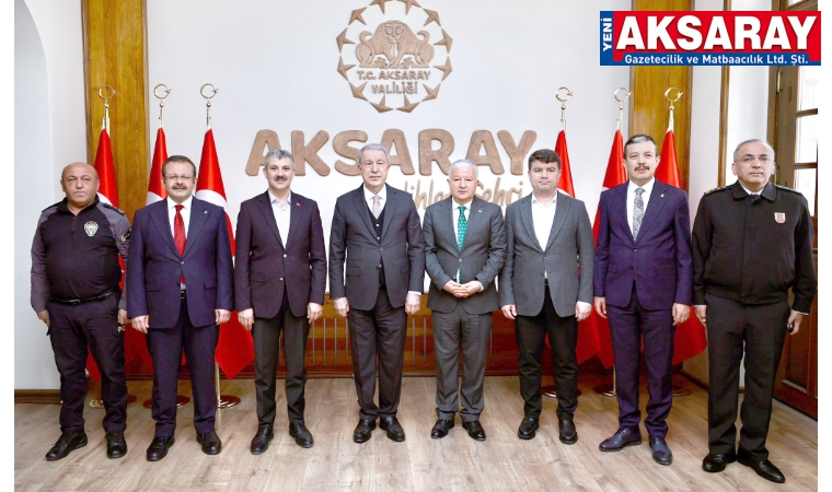 Hulusi Akar’dan Vali Murat Duru’ya Tebrik
