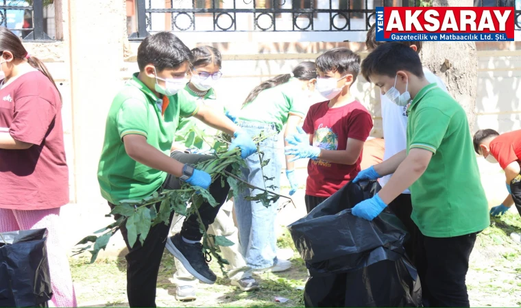 Aksaray Belediyesi’nden miniklere çevre dersi