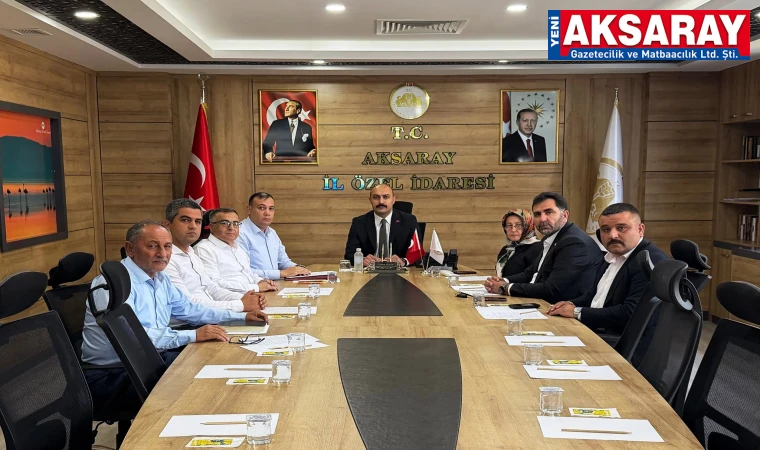 AKSARAY İL ÖZEL İDARESİ İl Encümeni gündem maddelerini karara bağladı