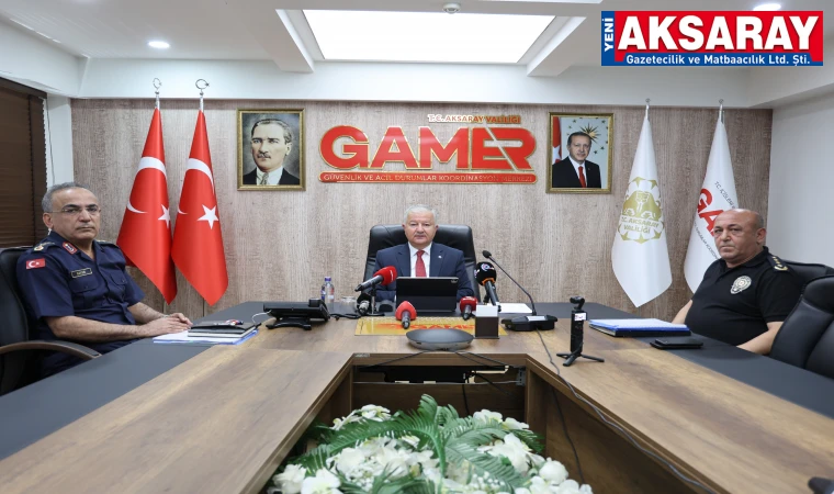 AKSARAY'DA ASAYİŞ VERİLERİ AÇIKLANDI Suçlarda düşüş görüldü