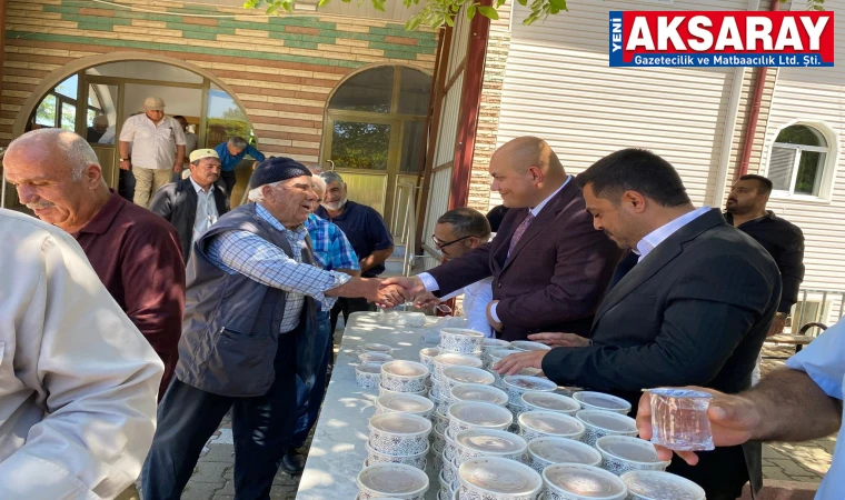 Aşure İkramında müjdeli haberler verdi