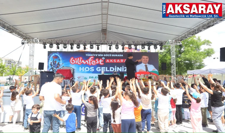 Bilimfest’te çocuklar oyuna ve eğlenceye doydu