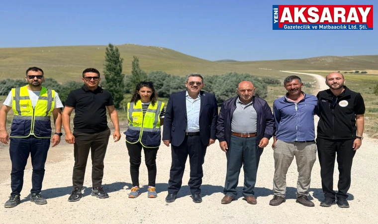 İki köyü ana karayoluna bağlayan güzergâhta asfalt çalışması başladı