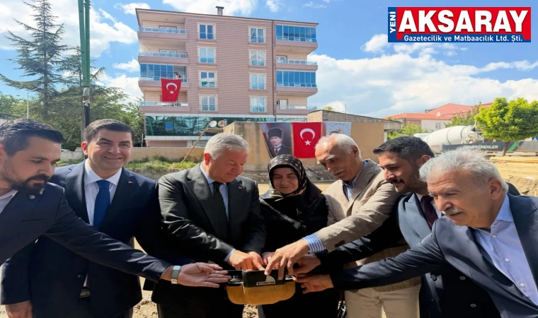 İlçe Halk Kütüphanesi’nin temeli dualarla atıldı