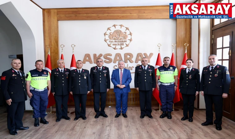 Jandarma Teşkilatı 187 Yaşında Vali Murat Duru’ya ziyaret