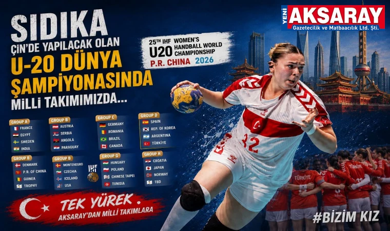 Sıdıka U-20 Dünya Şampiyonasında Çin'de