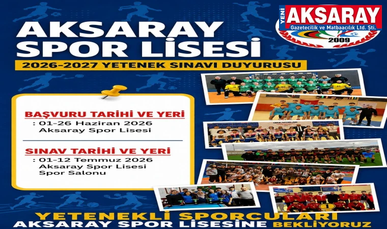 Spor lisesi yetenek sınavı takvimi belli oldu