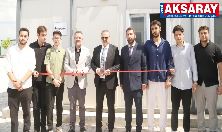 Teknoparkın ilk öğrenci girişimi faaliyete geçti