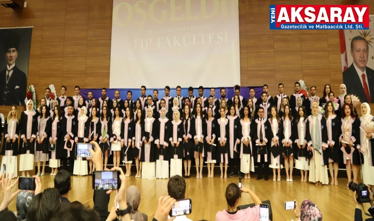 Tıp fakültesi dördüncü dönem mezun verdi
