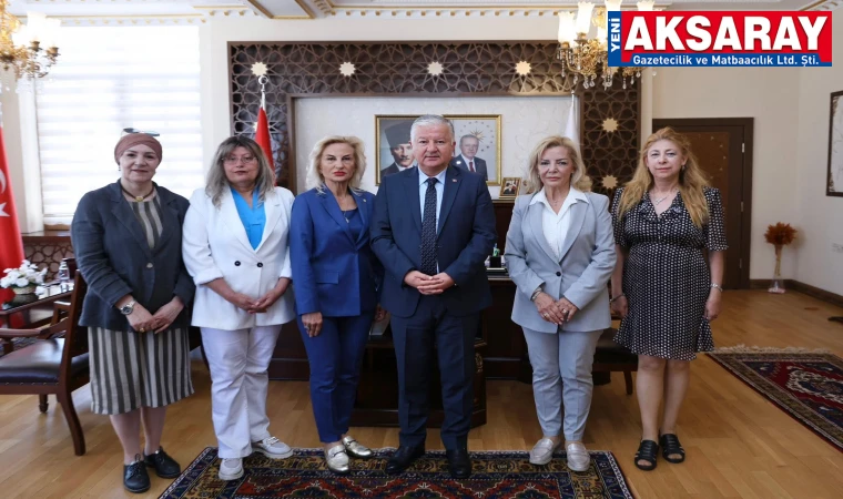 Türk Kadınlar Konseyi Derneği Yönetimi valilikte ağırlandı