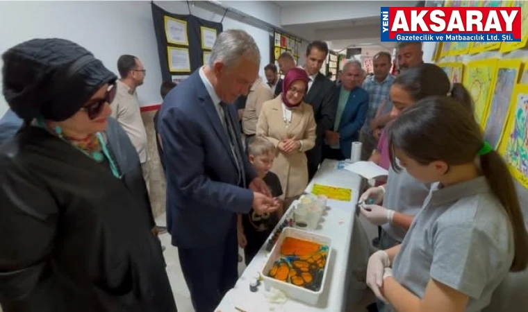 YALNIZCEVİZ ORTAOKULU’NDA BAHAR ŞENLİĞİ Minik ellerin eserleri görücüye çıktı