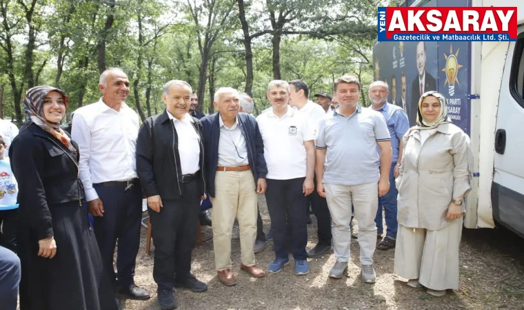 Ak parti ailesi piknikte buluştu
